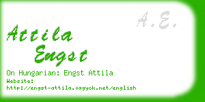 attila engst business card